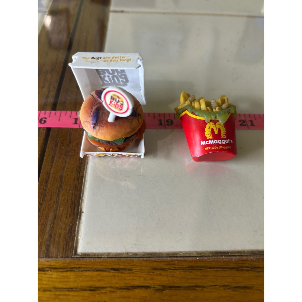 Moose Toys Grossery Gang Miniature Parody Bug King Burger McMaggots Fries Lot